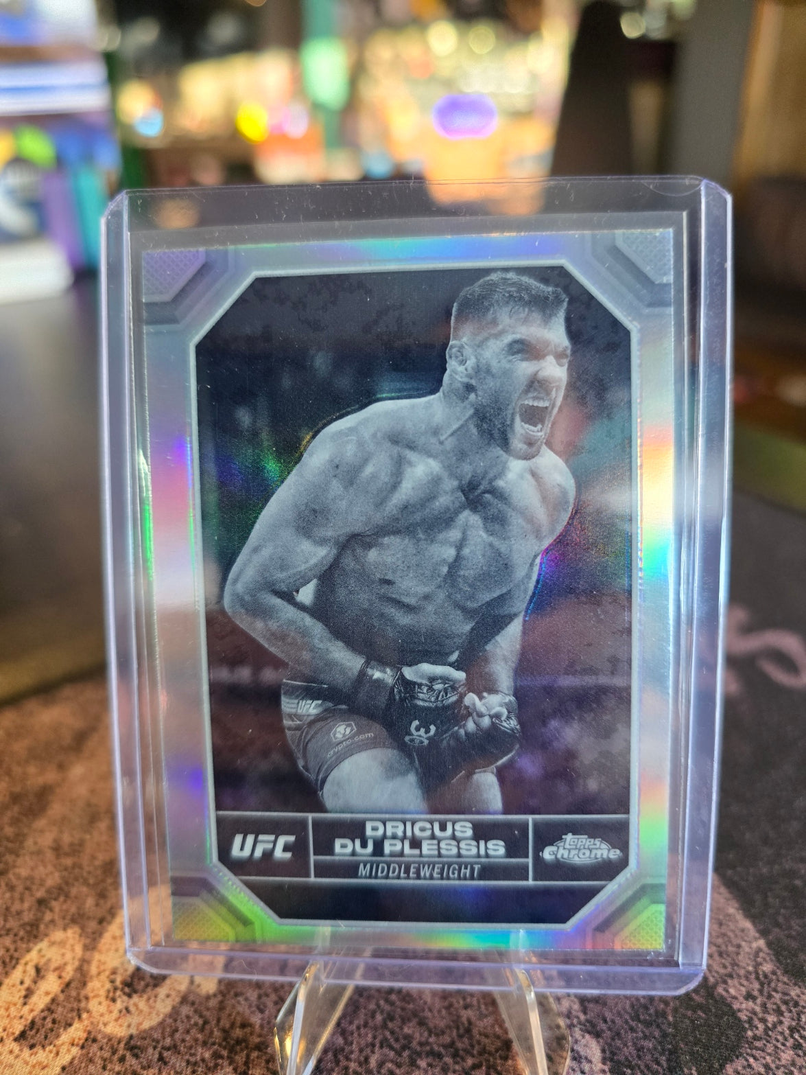 Topps Chrome UFC 2024 - Dricus Du Plessis 62 - Sepia