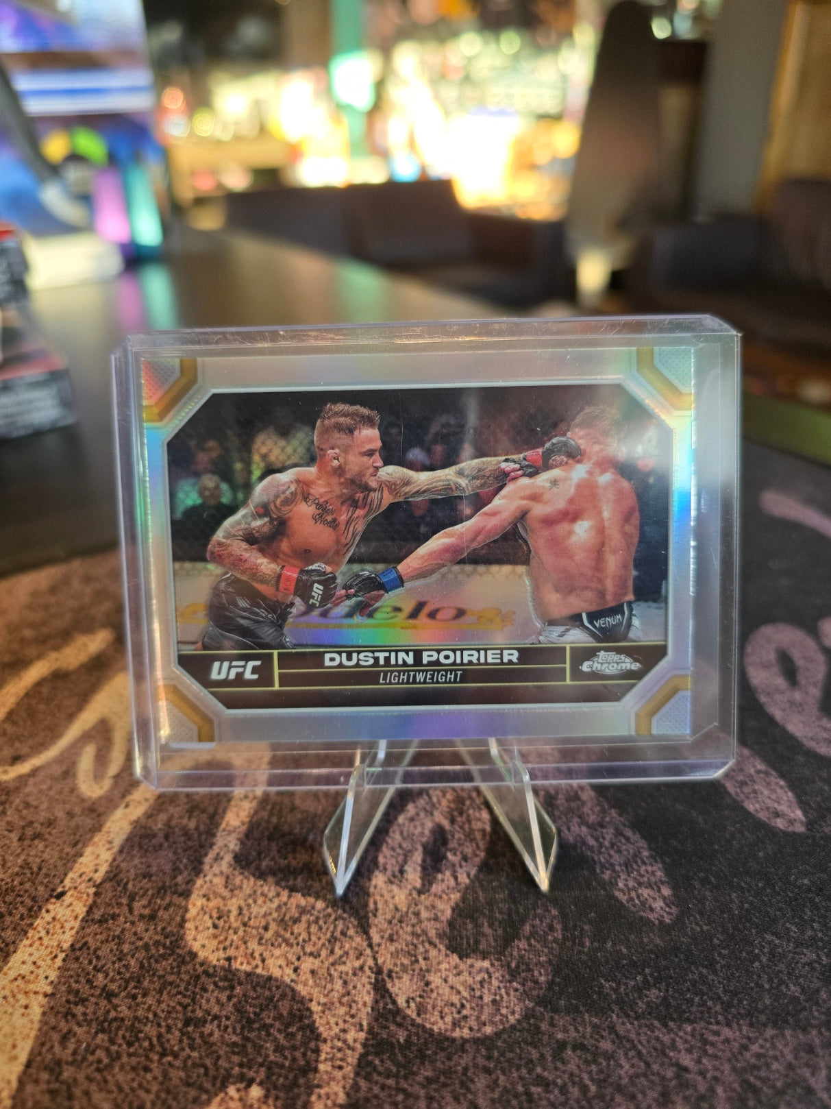Topps Chrome UFC 2024 - Dustin Poirier 64 - Refractor