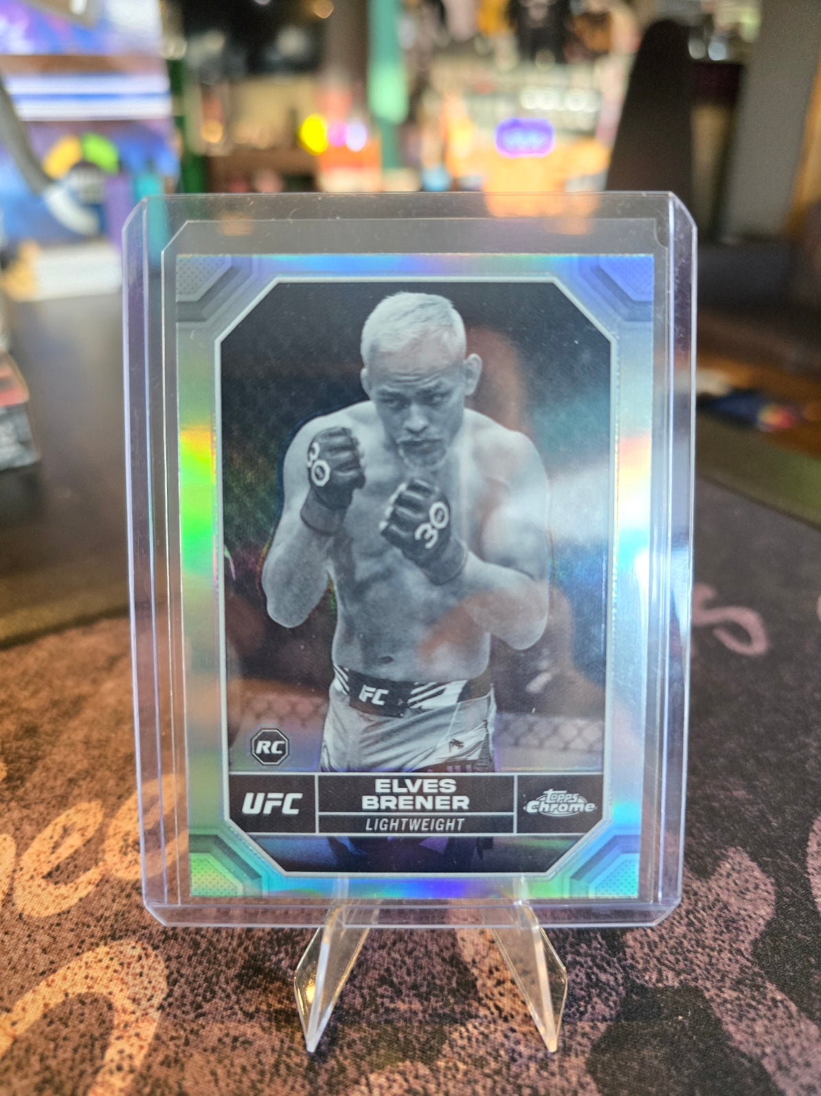 Topps Chrome UFC 2024 - Elves Brener RC Rookie 29 - Sepia