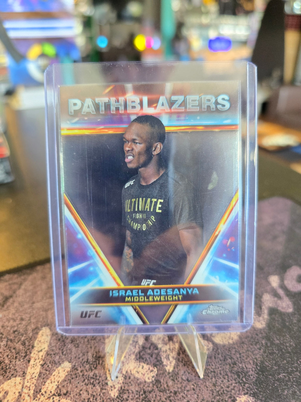 Topps Chrome UFC 2024 - Israel Adesanya PTH-6 - Pathblazers Insert