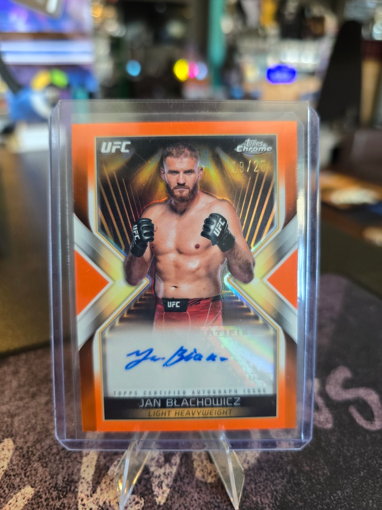 Topps Chrome UFC 2024 - Jan Blachowicz MEA-JBL - Main Event Auto 19/25
