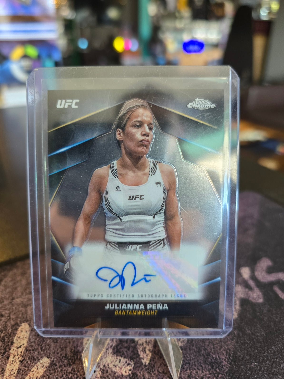 Topps Chrome UFC 2024 - Julianna Pena CVA-JPE - Veteran Auto