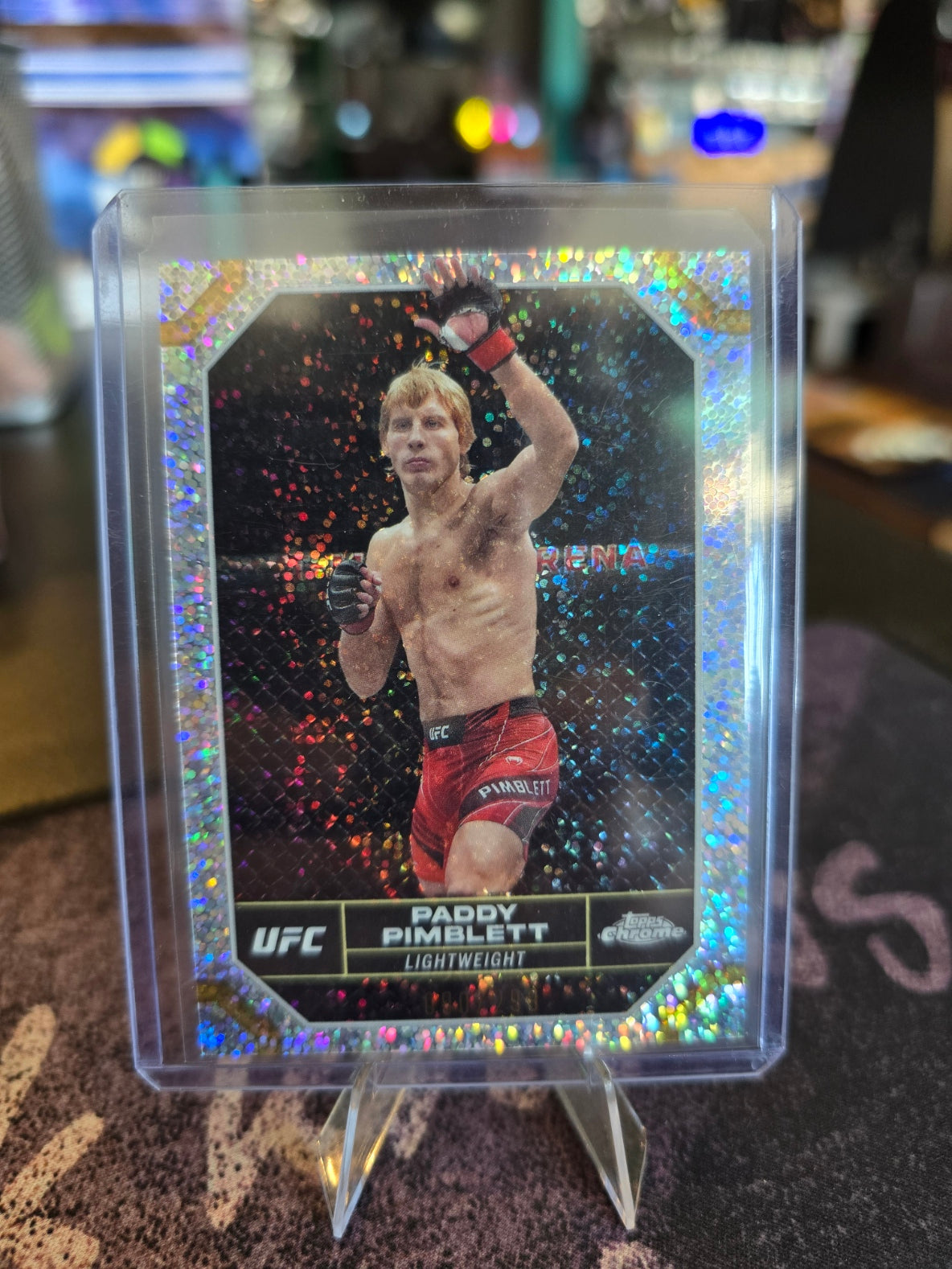 Topps Chrome UFC 2024 - Paddy Pimblett 151 - 090/299 Mini Diamonds