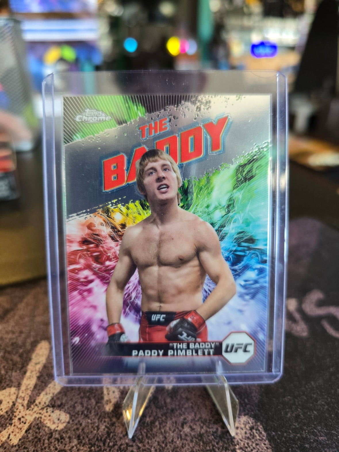 Topps Chrome UFC 2024 - Paddy Pimblett AKA-16 - Tha Baddy Insert