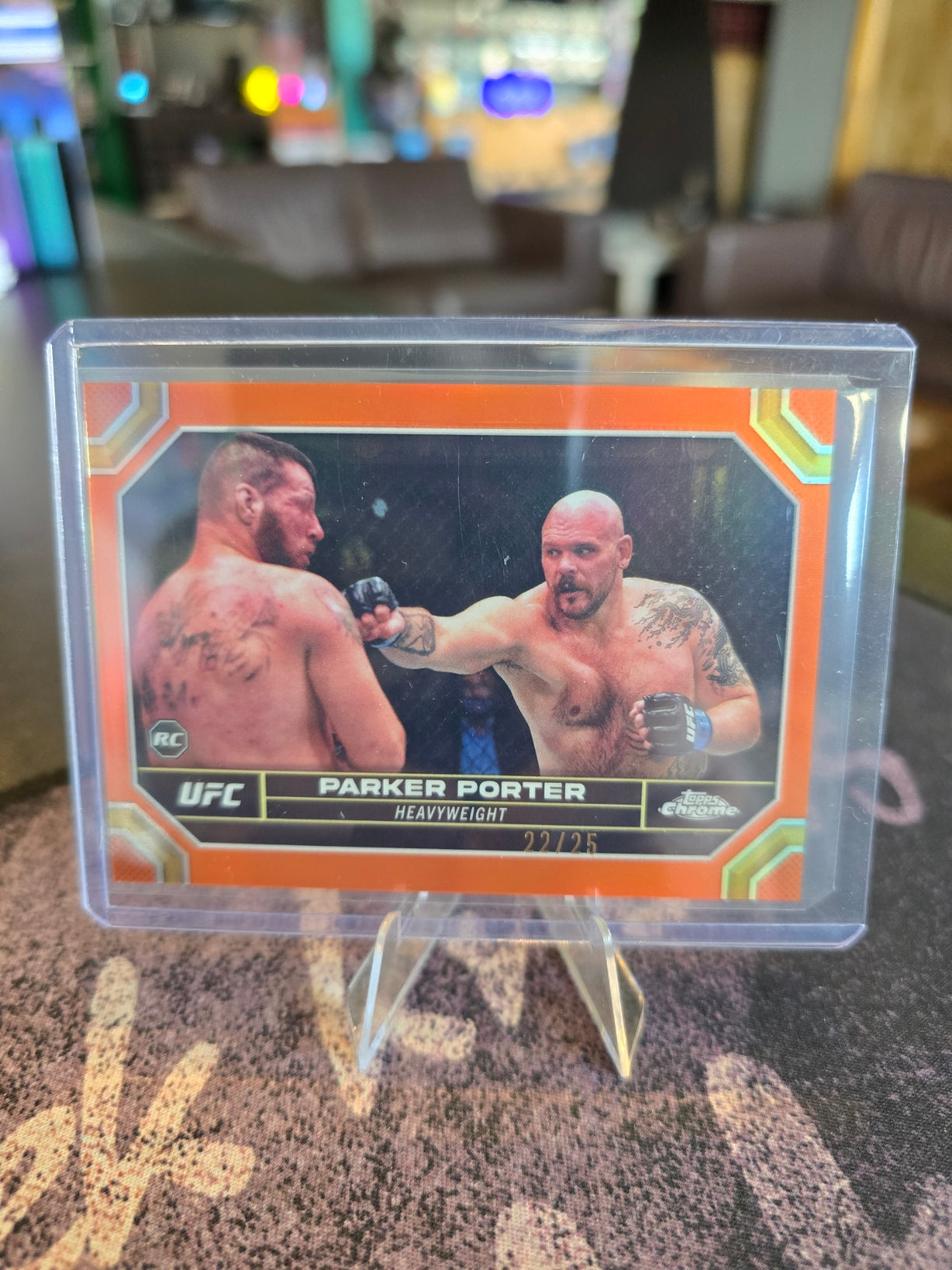 Topps Chrome UFC 2024 - Parker Porter RC Rookie 142 - Orange 22/25
