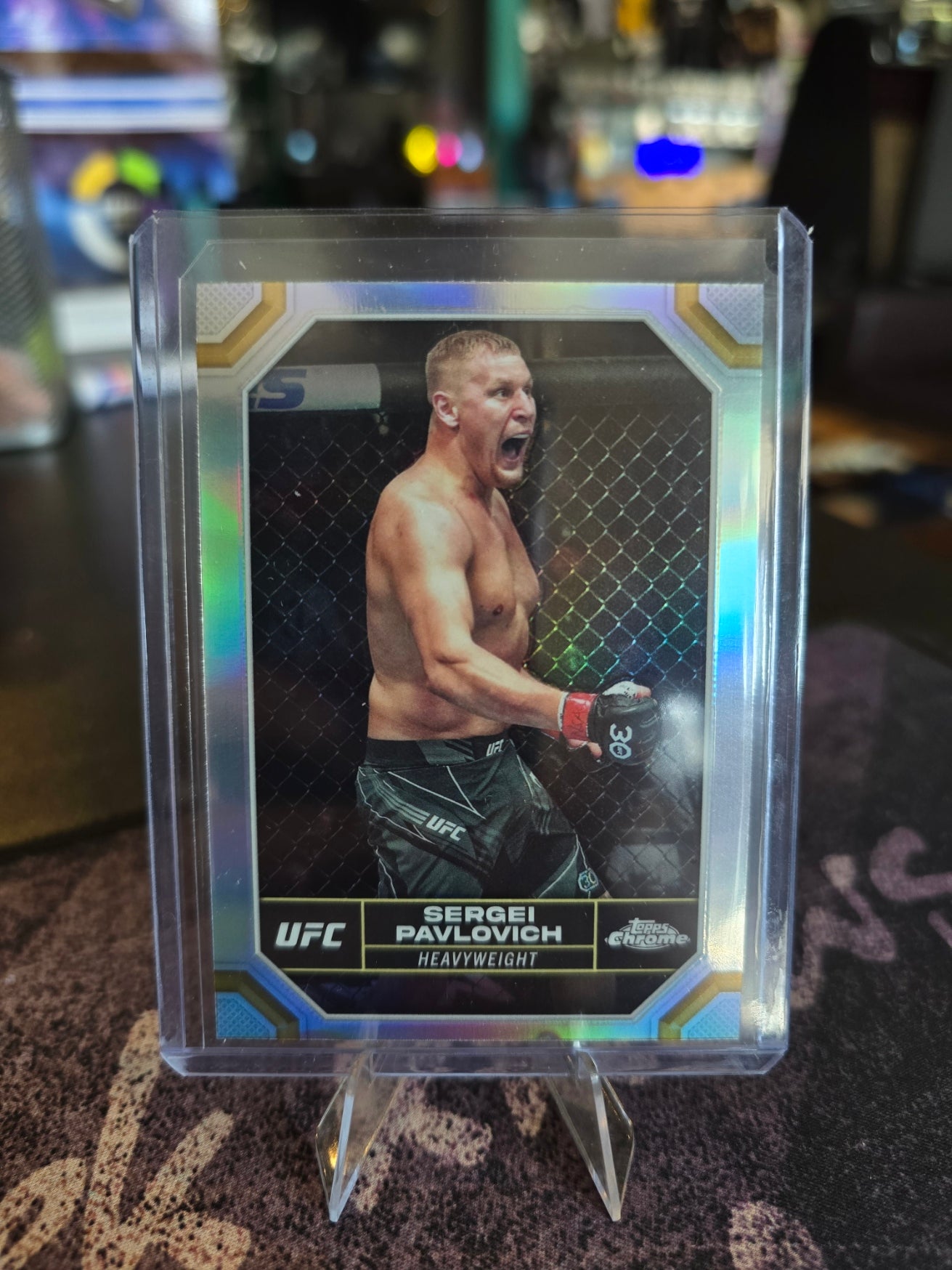 Topps Chrome UFC 2024 - Sergei Pavlovich 175 - Refractor