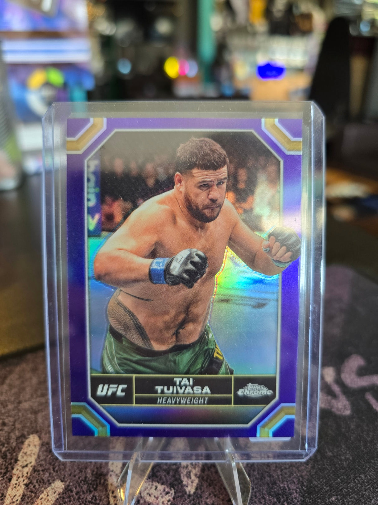 Topps Chrome UFC 2024 - Tai Tuivasa 183 - Purple