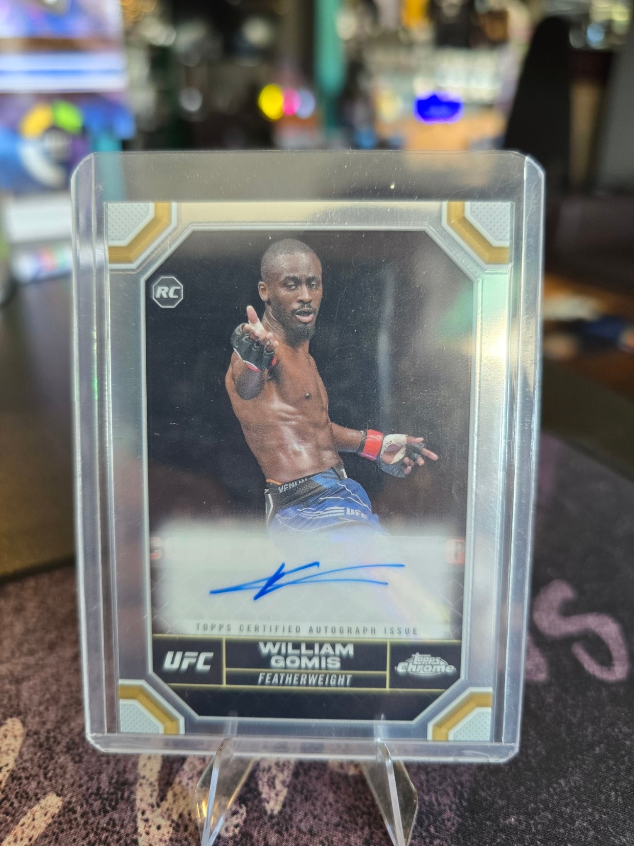 Topps Chrome UFC 2024 - William Gomis RC Rookie CRA-WGO - Auto