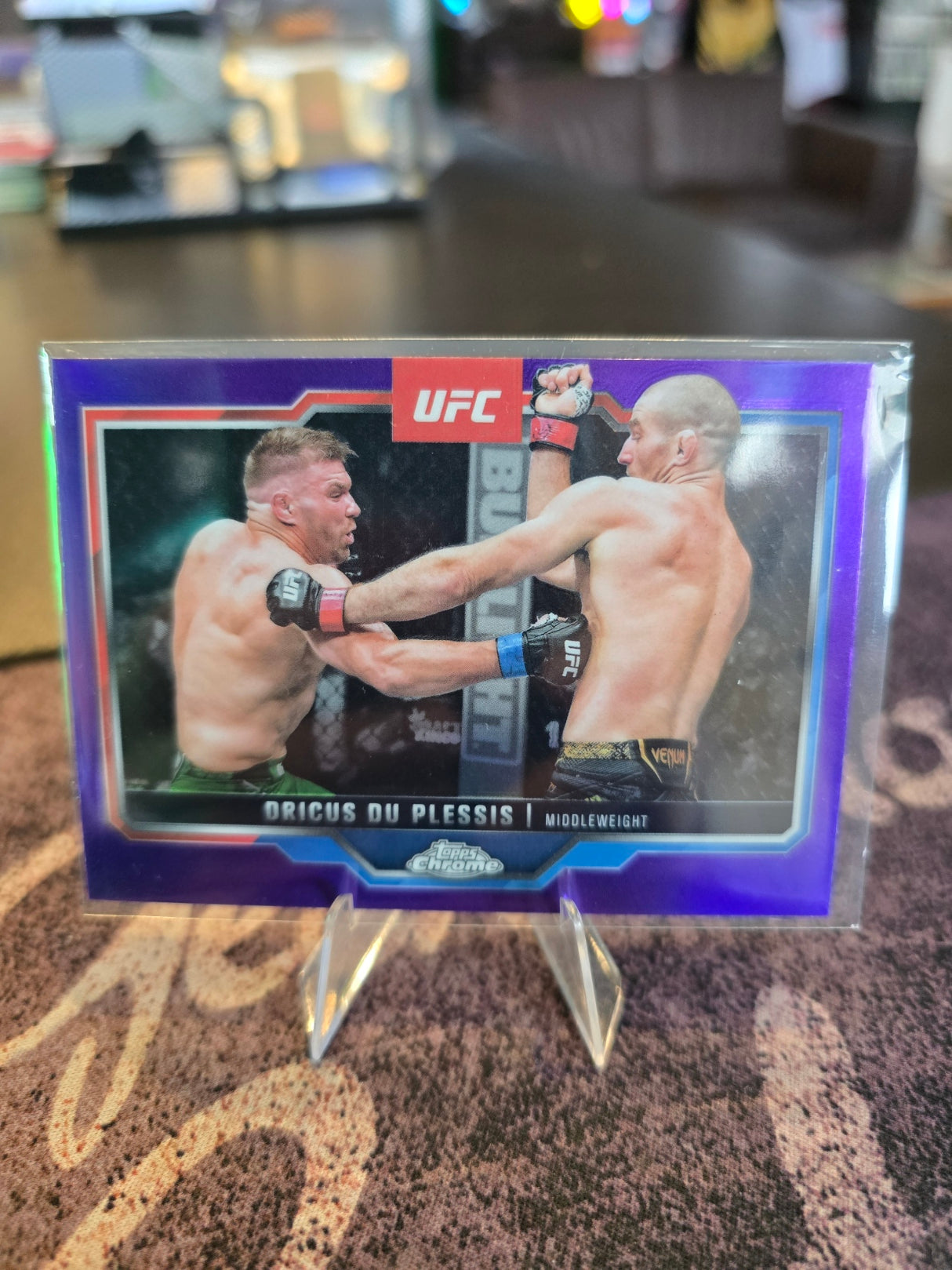 Topps Chrome UFC 2025 - Dricus Du Plessis 137 - Purple