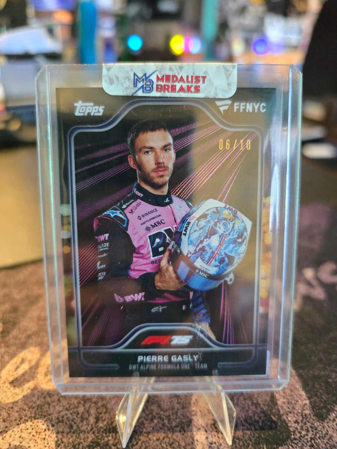 Topps FFNYC 2025 - Pierre Gasly - Alpine - 06/10