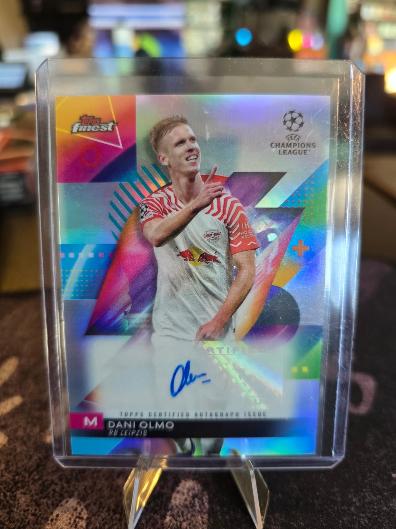 Topps Finest 2024 - Dani Olmo A-DO - RB Leipzig - Auto