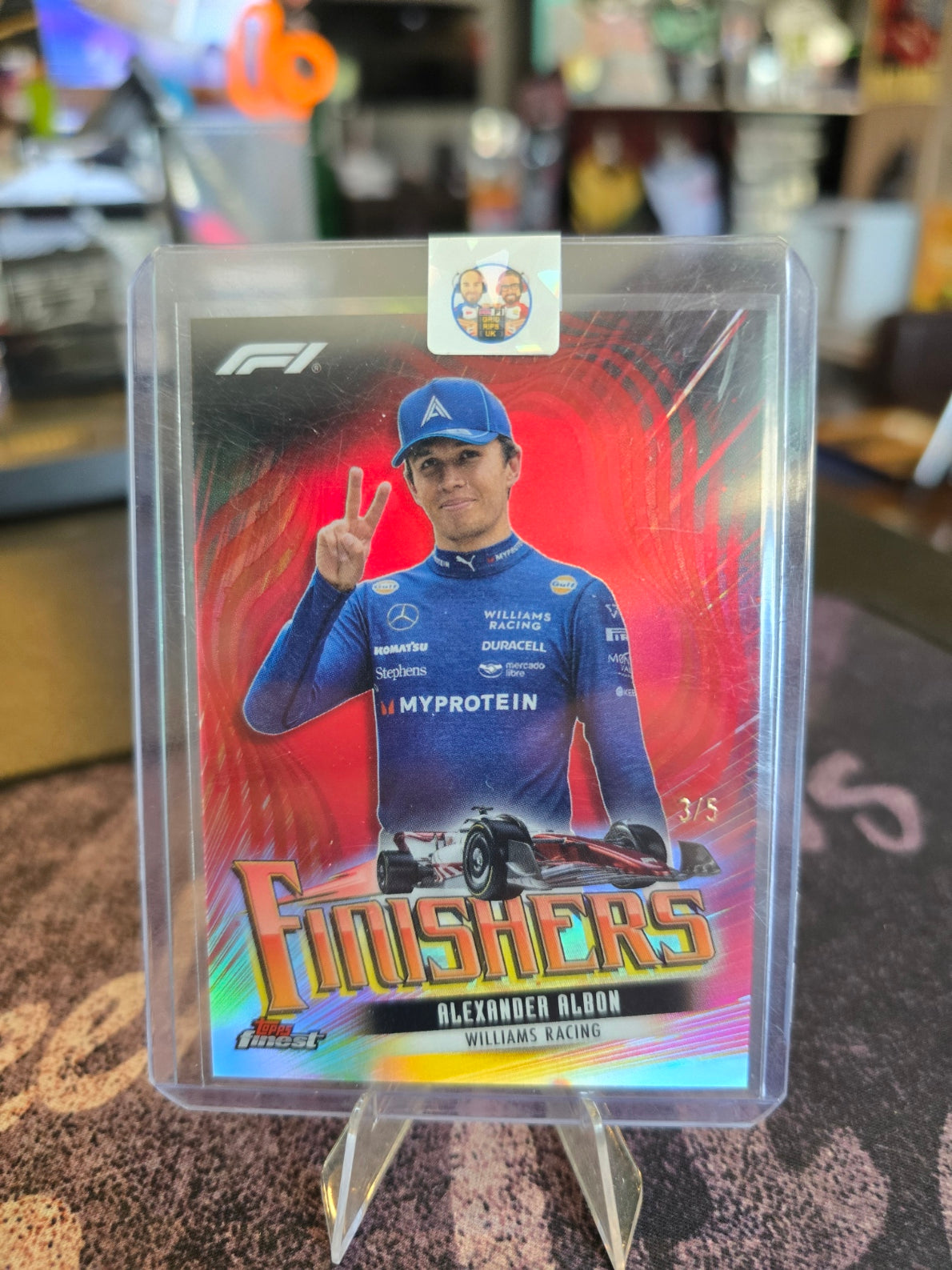Topps Finest 2024 Formula 1 - Alexander Albon - Finishers - 3/5