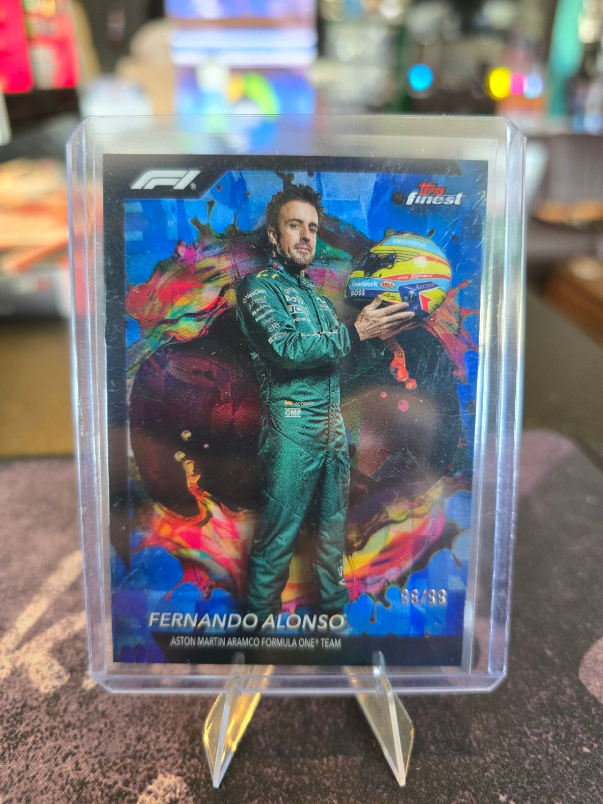 Topps Finest 2024 Formula 1 - Fernando Alonso 211 - Rare 96/99