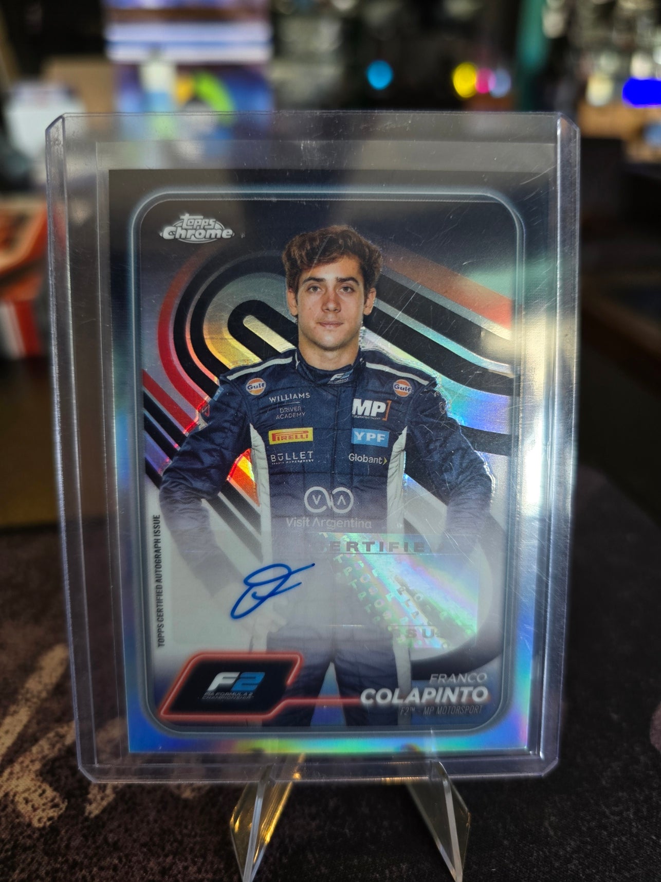 Topps Finest 2024 Formula 1 - Franco Colapinto F2 CAC-COL - Auto