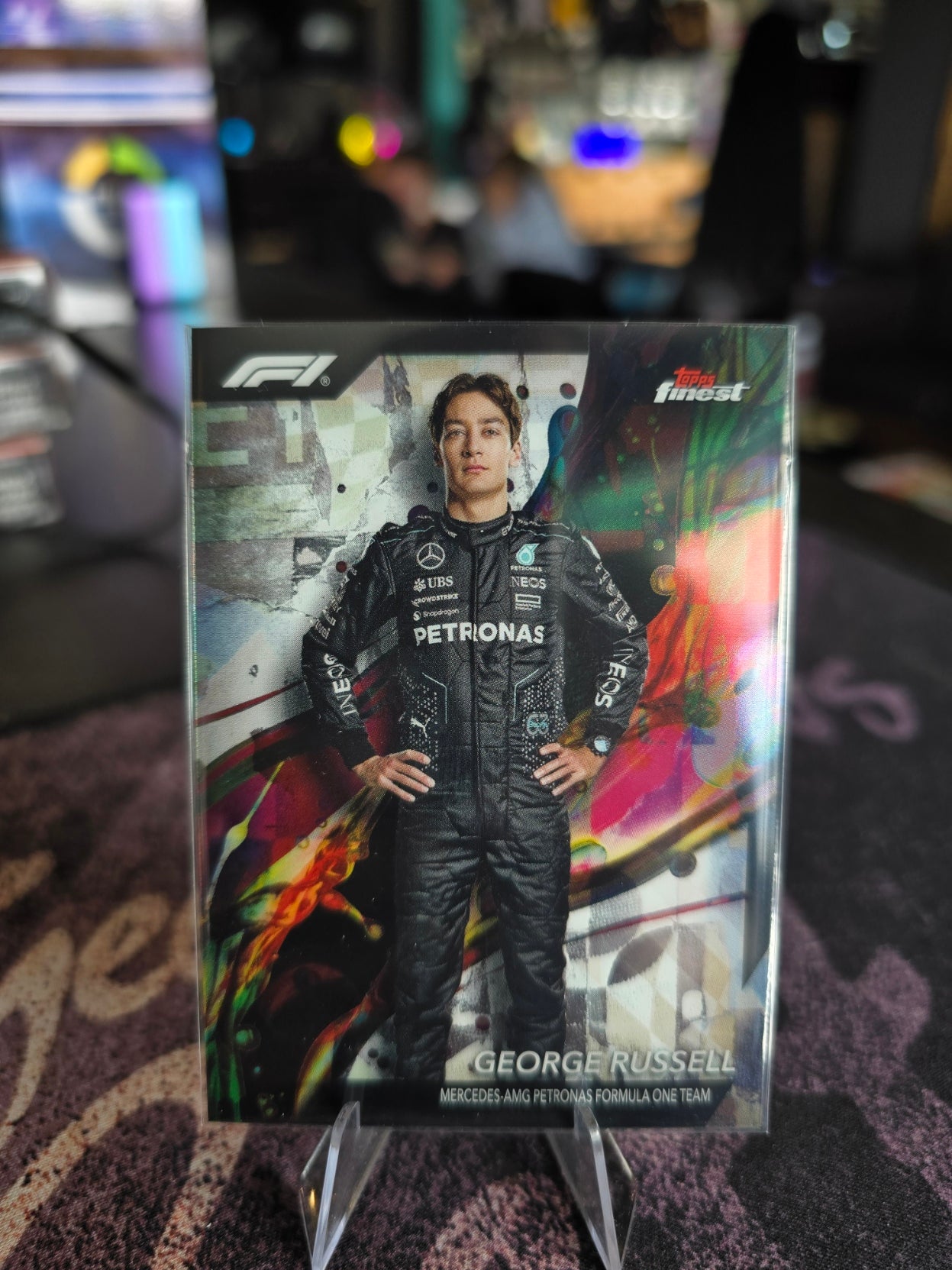Topps Finest 2024 Formula 1 - George Russell - Common Refractor