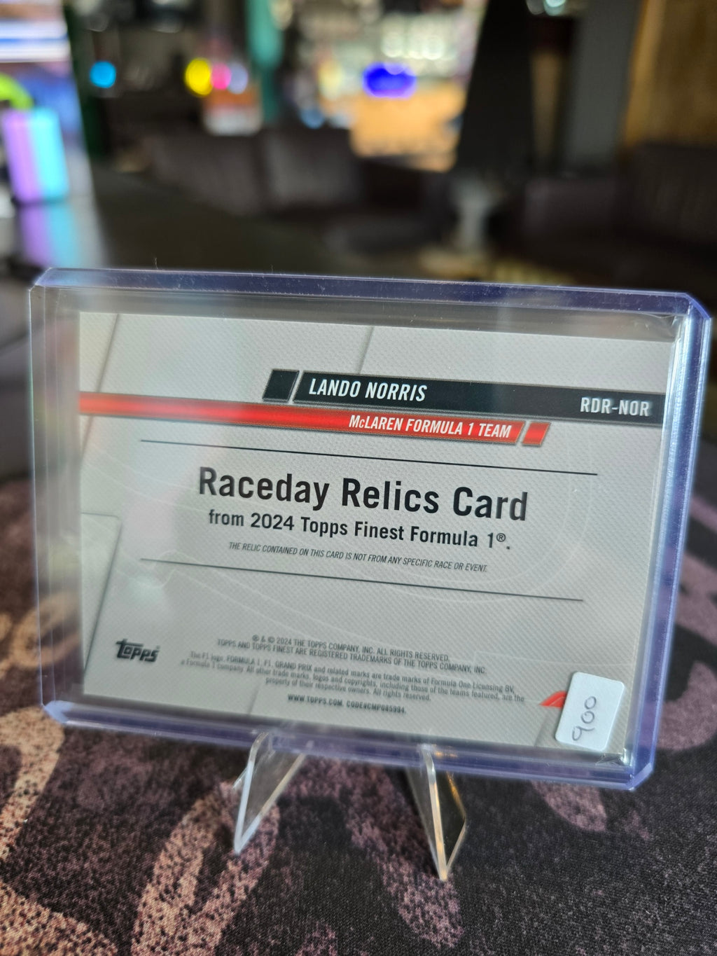 Topps Finest 2024 Formula 1 - Lando Norris - 51/75 Raceday Relics