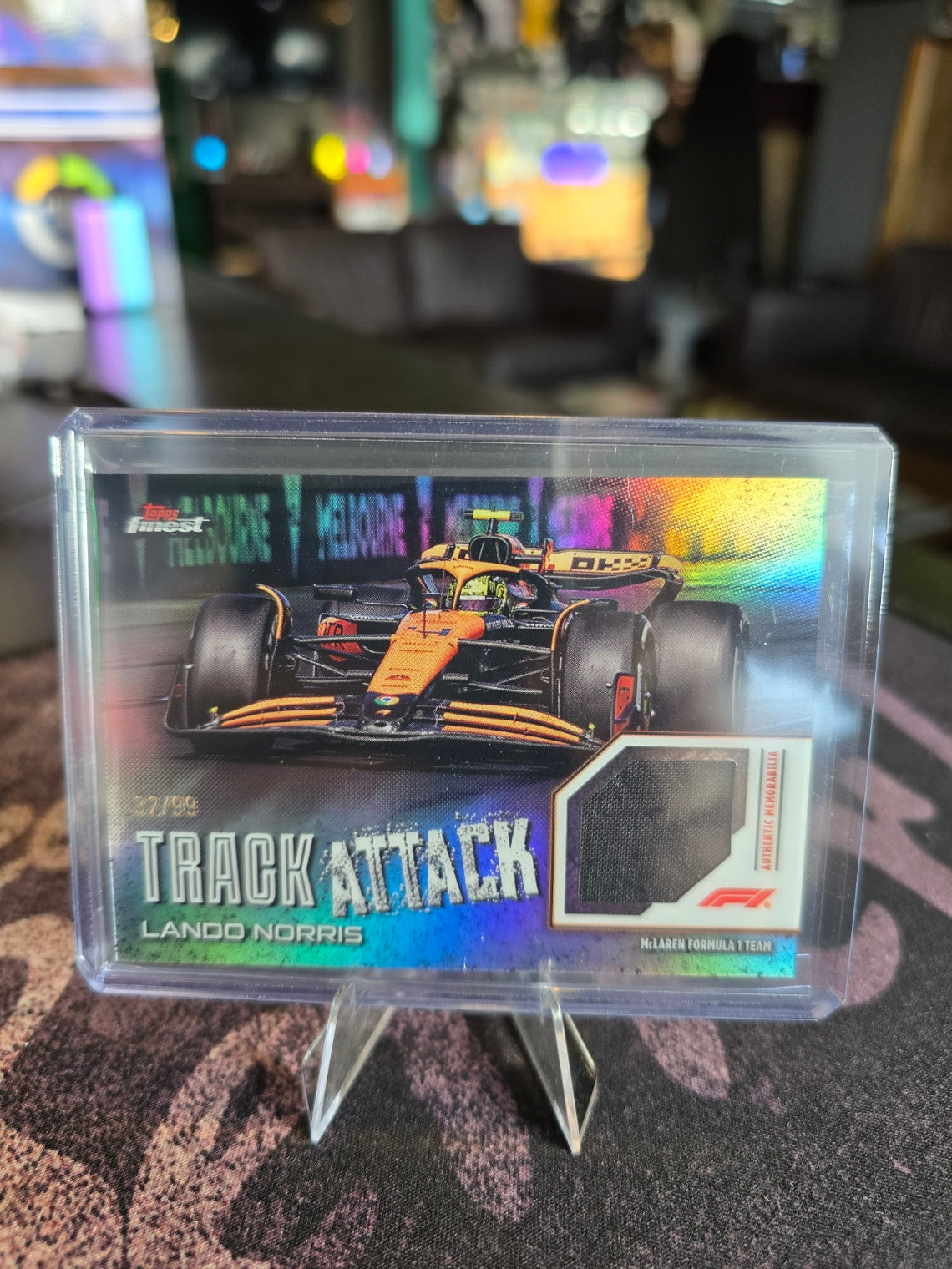 Topps Finest 2024 Formula 1 -Lando Norris - Track Attack - 32/99 Relic