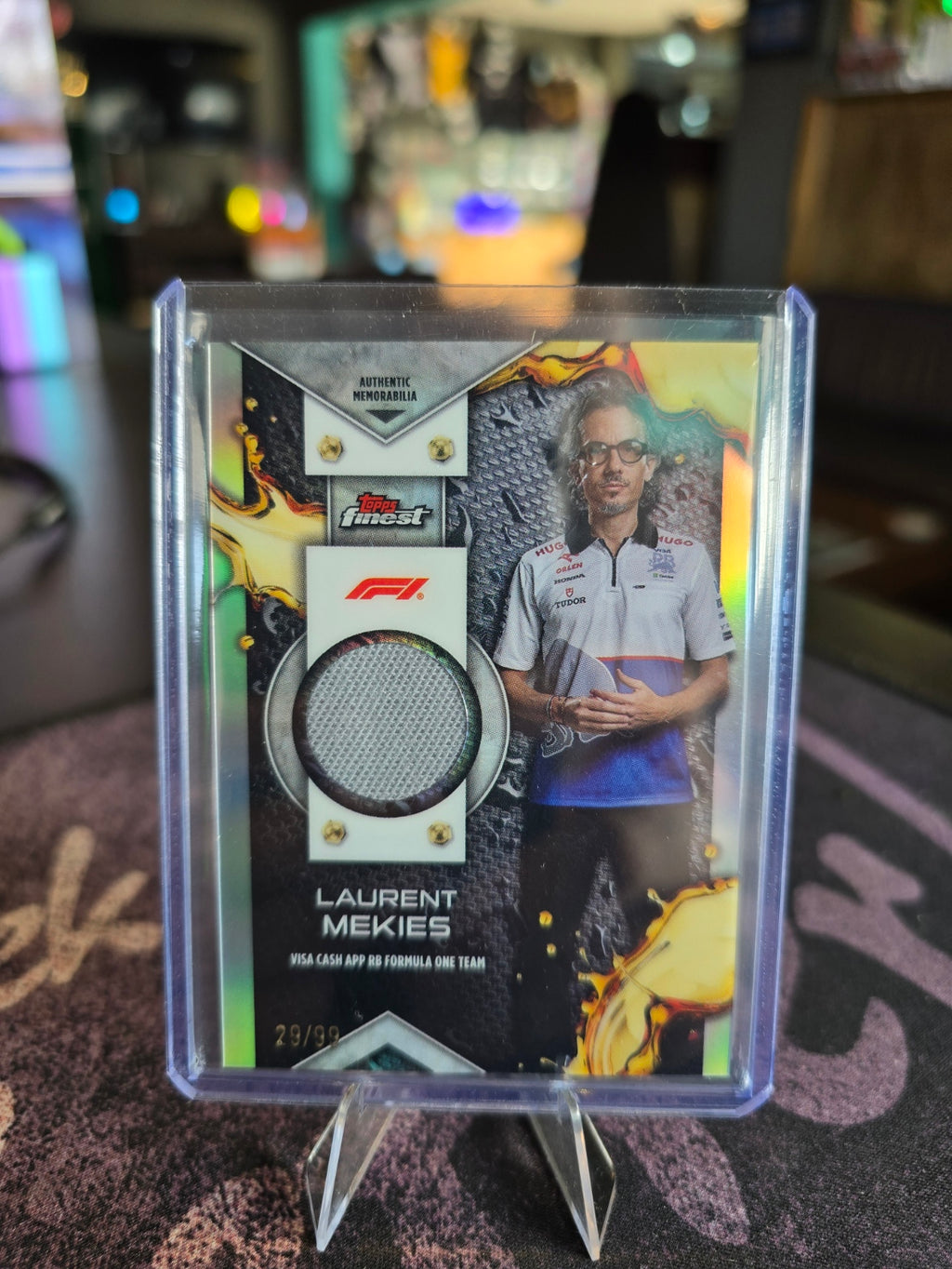 Topps Finest 2024 Formula 1 - Laurent Mekies (Visa Cash App RB F1 Team) - 29/99 Relic