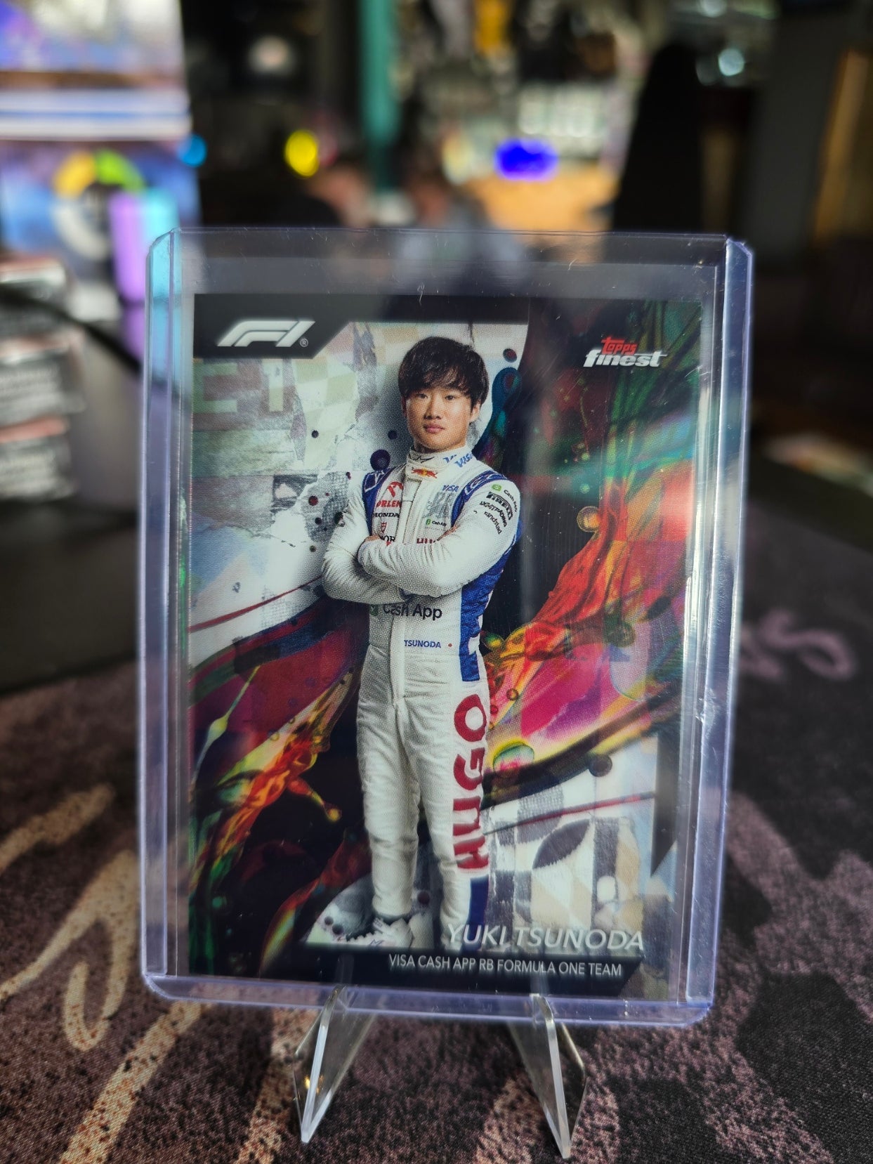 Topps Finest 2024 Formula 1 - Yuki Tsunoda - Common Refractor