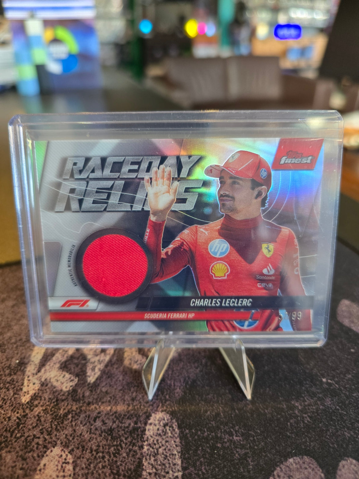 Topps Finest Formula 1 2024 - Charles Leclerc RDR-LEC - Race Day Relic 57/99