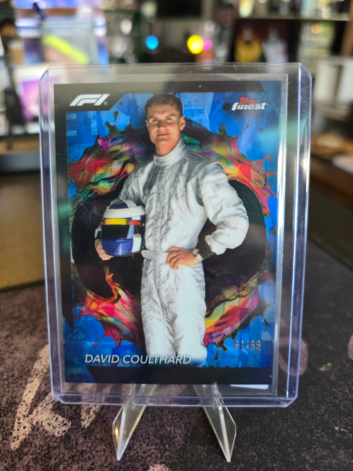 Topps Finest Formula 1 2024 - David Coulthard 277 Rare - 81/99