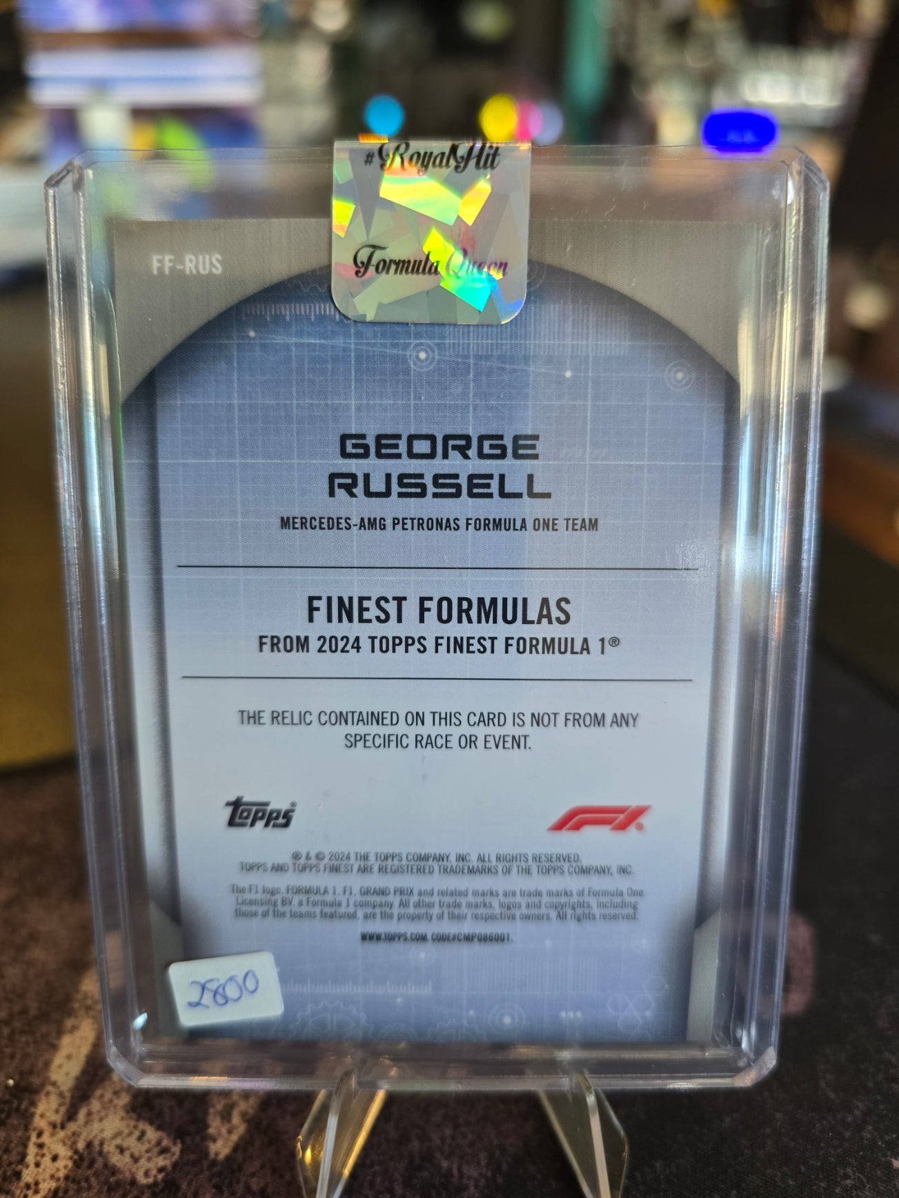 Topps Finest Formula 1 2024 - George Russell FF-RUS - Finest Formulas 02/10