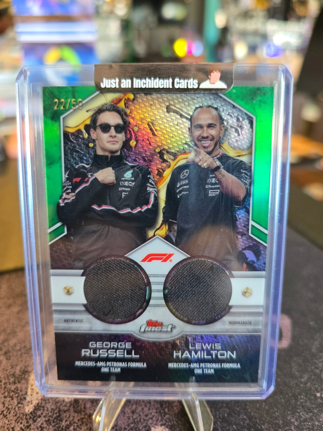 Topps Finest Formula 1 2024 - George Russell Lewis Hamilton FDR-MAMG - Duo Relics 22/50
