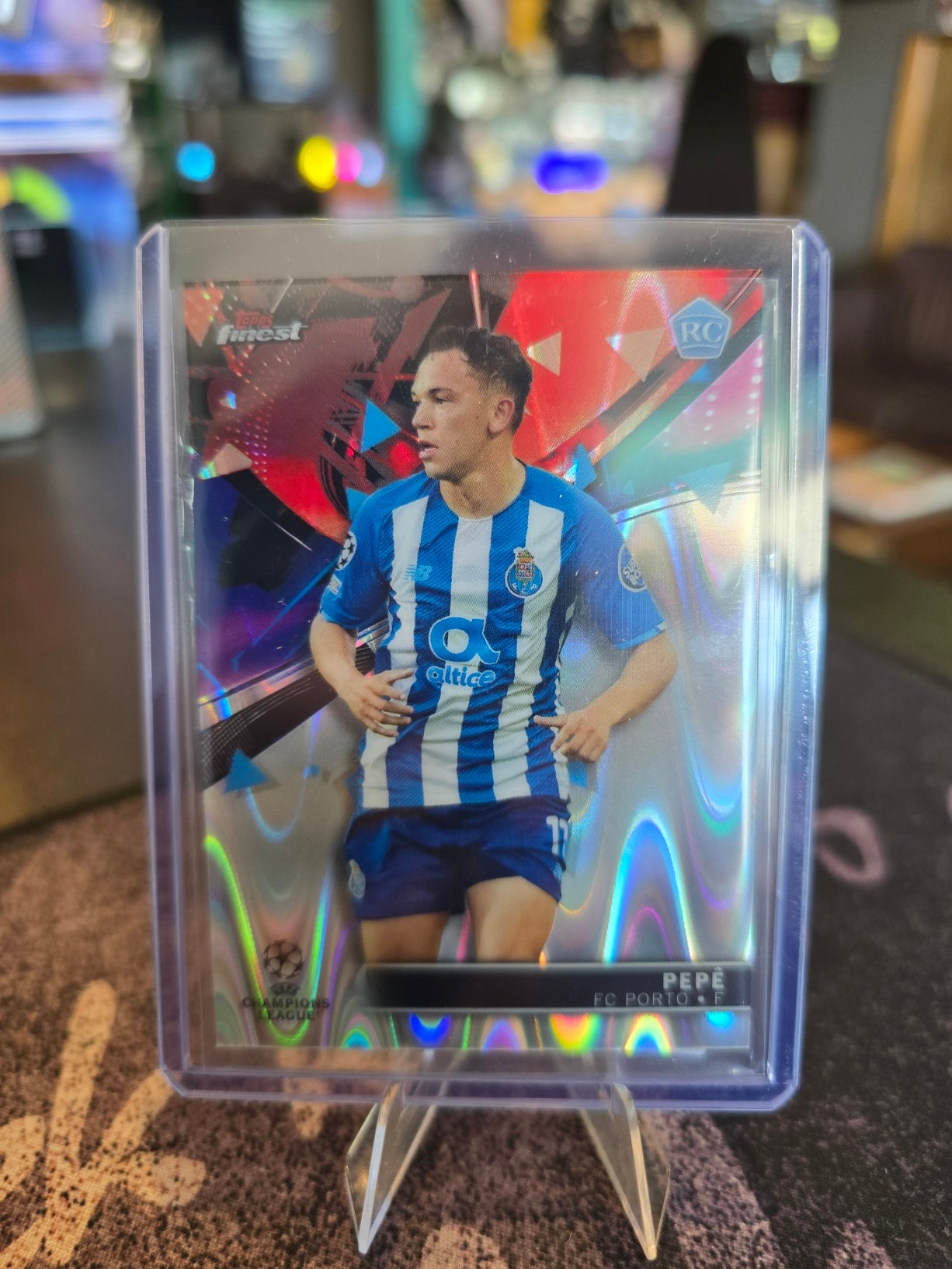 Topps Finest UCL 2021-22 - Pepe RC Rookie 7 - 098/199
