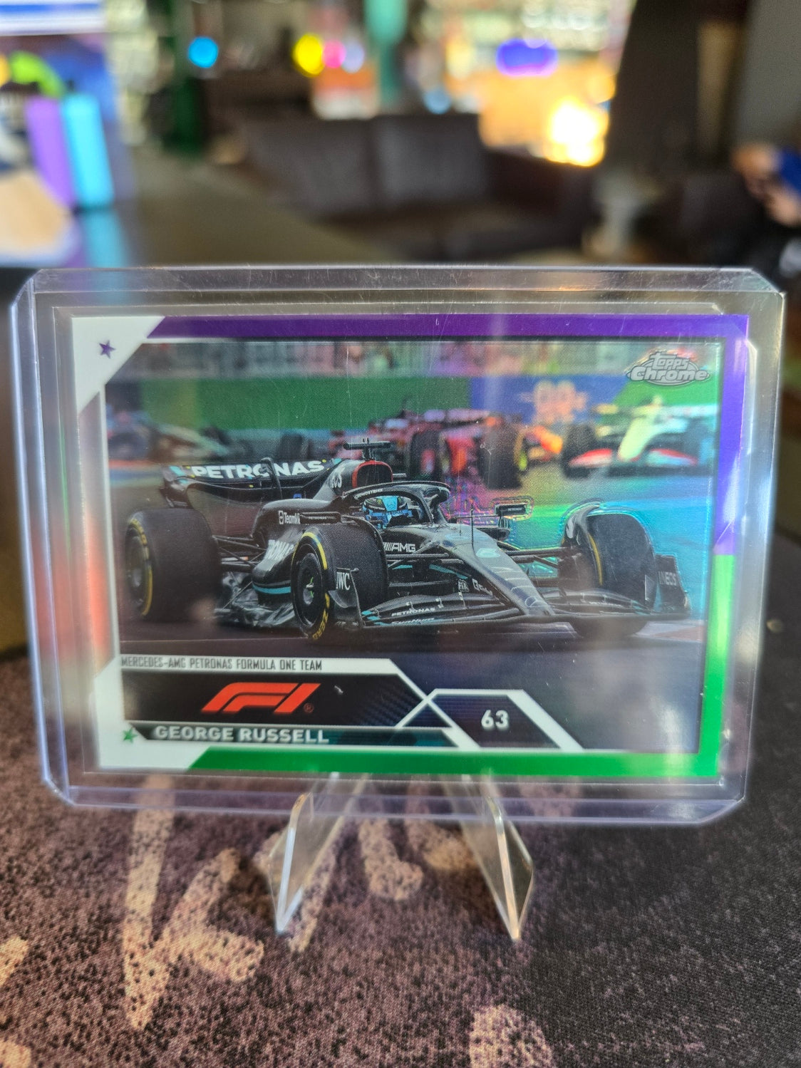 Topps Formula 1 2023 - George Russell (Mercedes F1) - Purple, Green