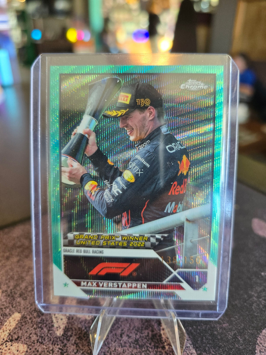 Topps Formula 1 2023 - Max Verstappen (Red Bull) 162 - Aqua 138/150