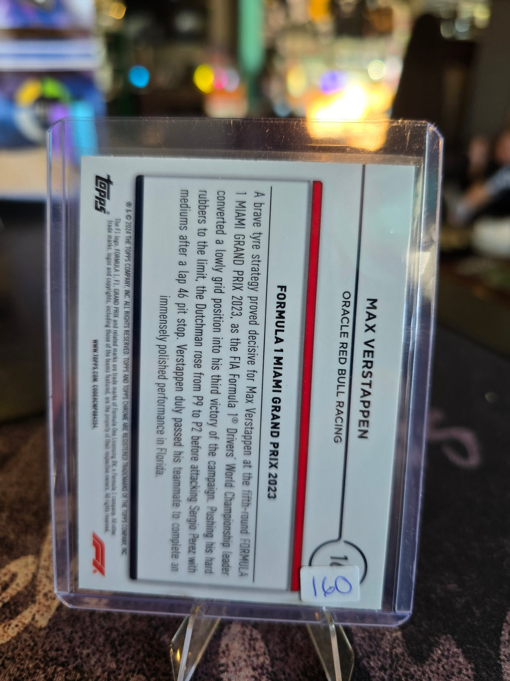 Topps Formula 1 2024 - Max Verstappen (Red Bull) 163 - Purple Green