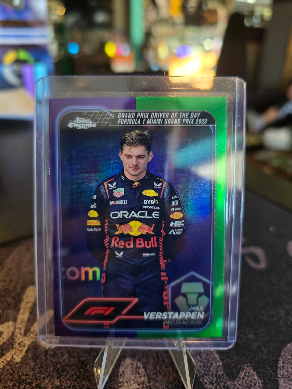 Topps Formula 1 2024 - Max Verstappen (Red Bull) 163 - Purple Green