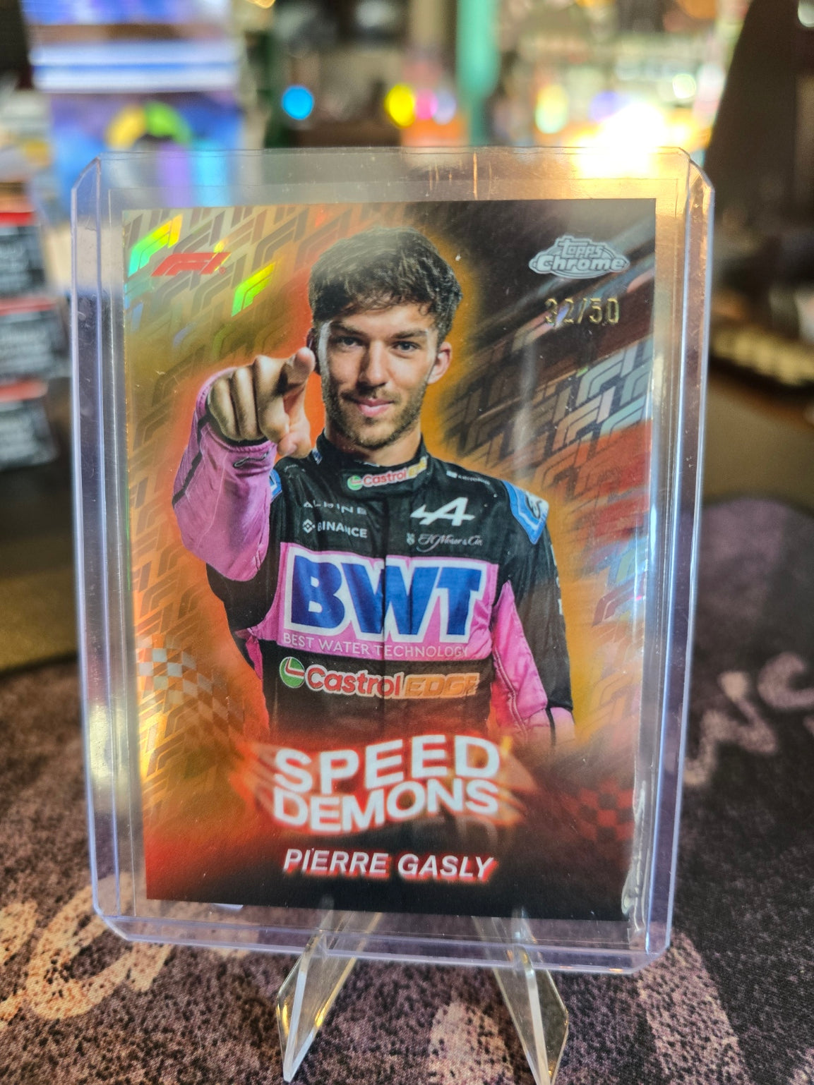 Topps Formula 1 2024 - Pierre Gasly (Alpine F1) SD-10 - Speed Demons 32/50