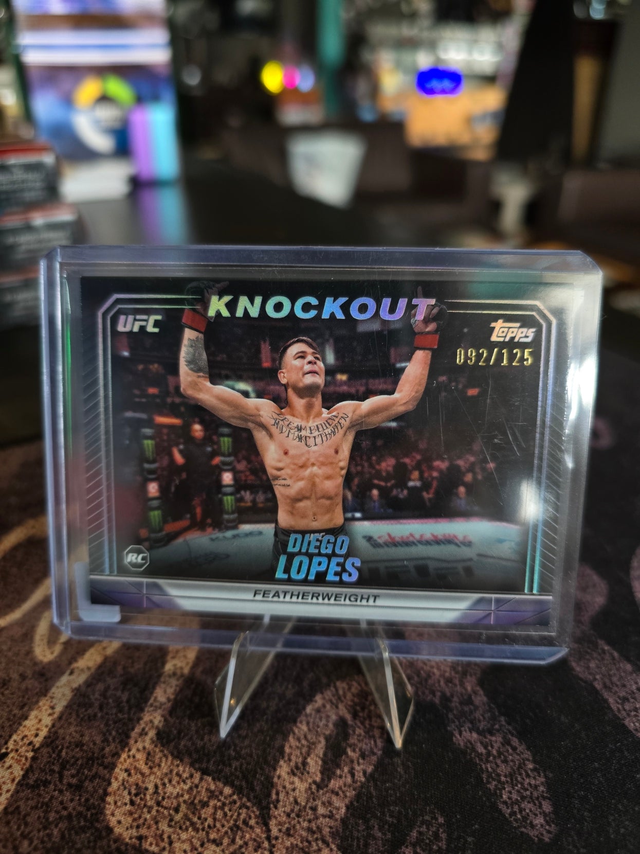 Topps Knockout UFC 2024 - Diego Lopes RC Rookie 092/125
