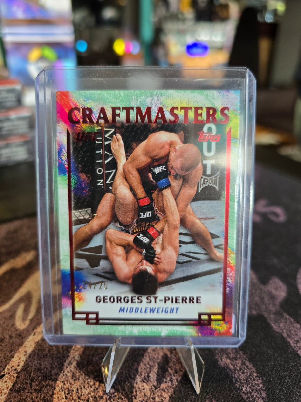 Topps Knockout UFC 2024 - George ST-Pierre - Craftmasters 24/25