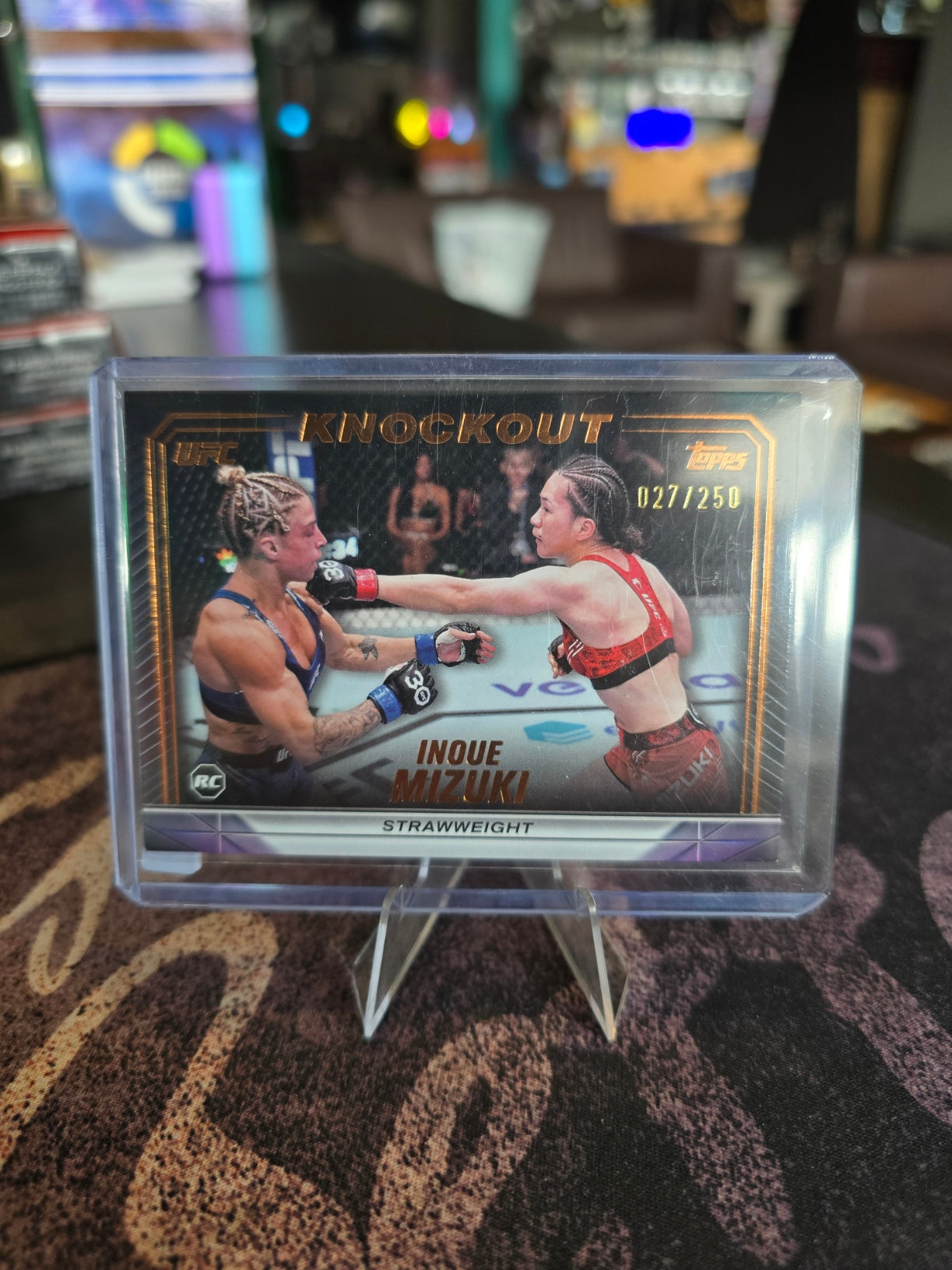 Topps Knockout UFC 2024 - Inque Mizuki RC Rookie 027/250