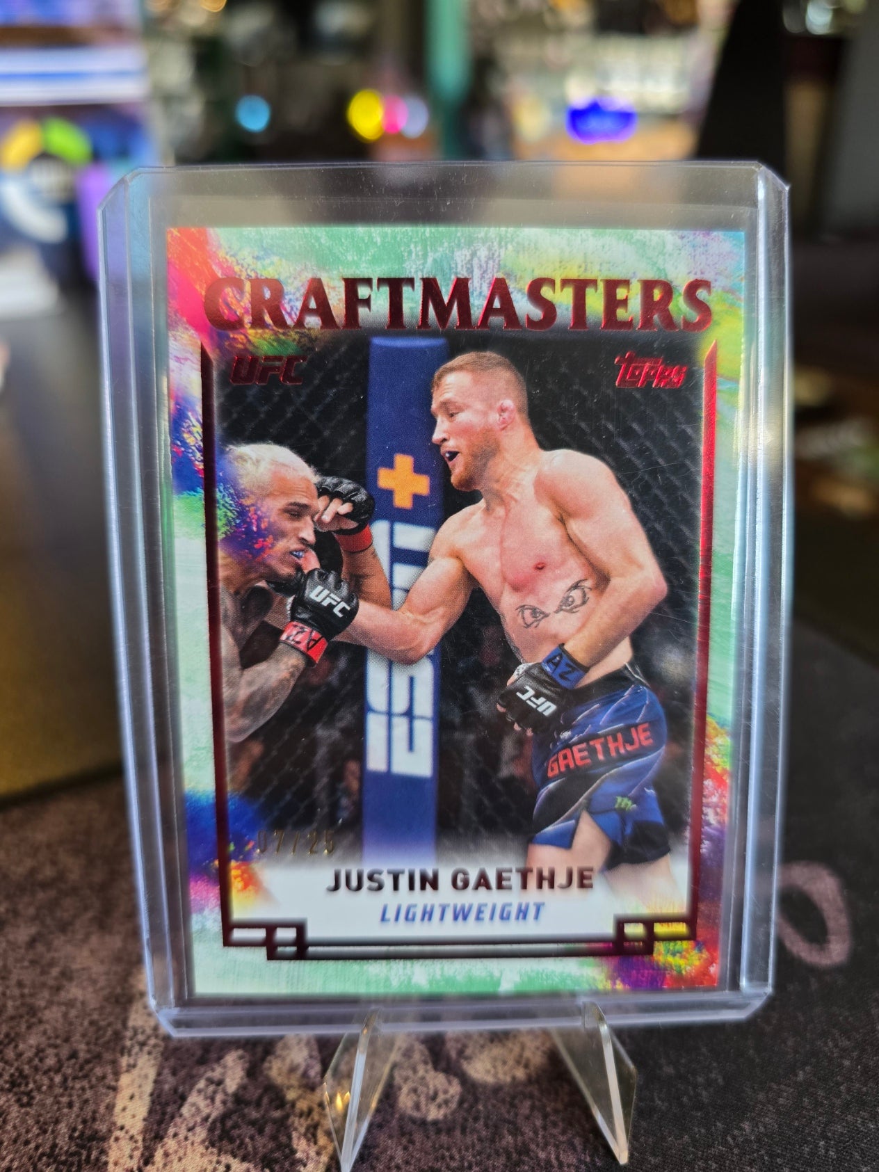 Topps Knockout UFC 2024 - Justin Gaethje - Craftmasters 07/25