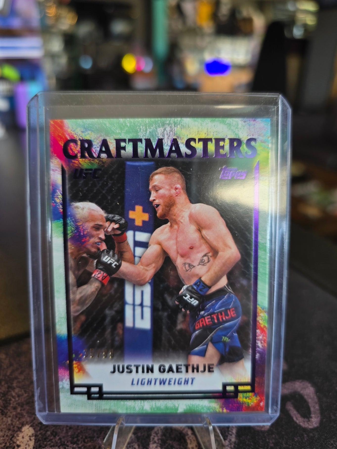 Topps Knockout UFC 2024 - Justin Gaethje - Craftmasters 35/99