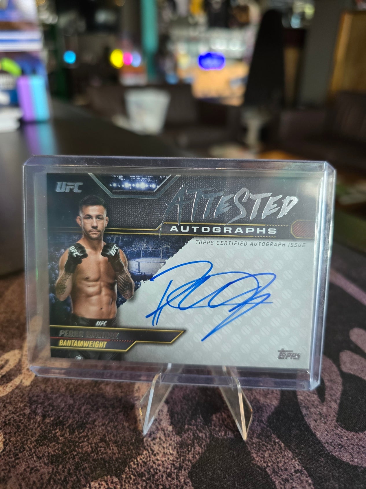 Topps Knockout UFC 2024 - Pedro Munhoz - Attested Auto