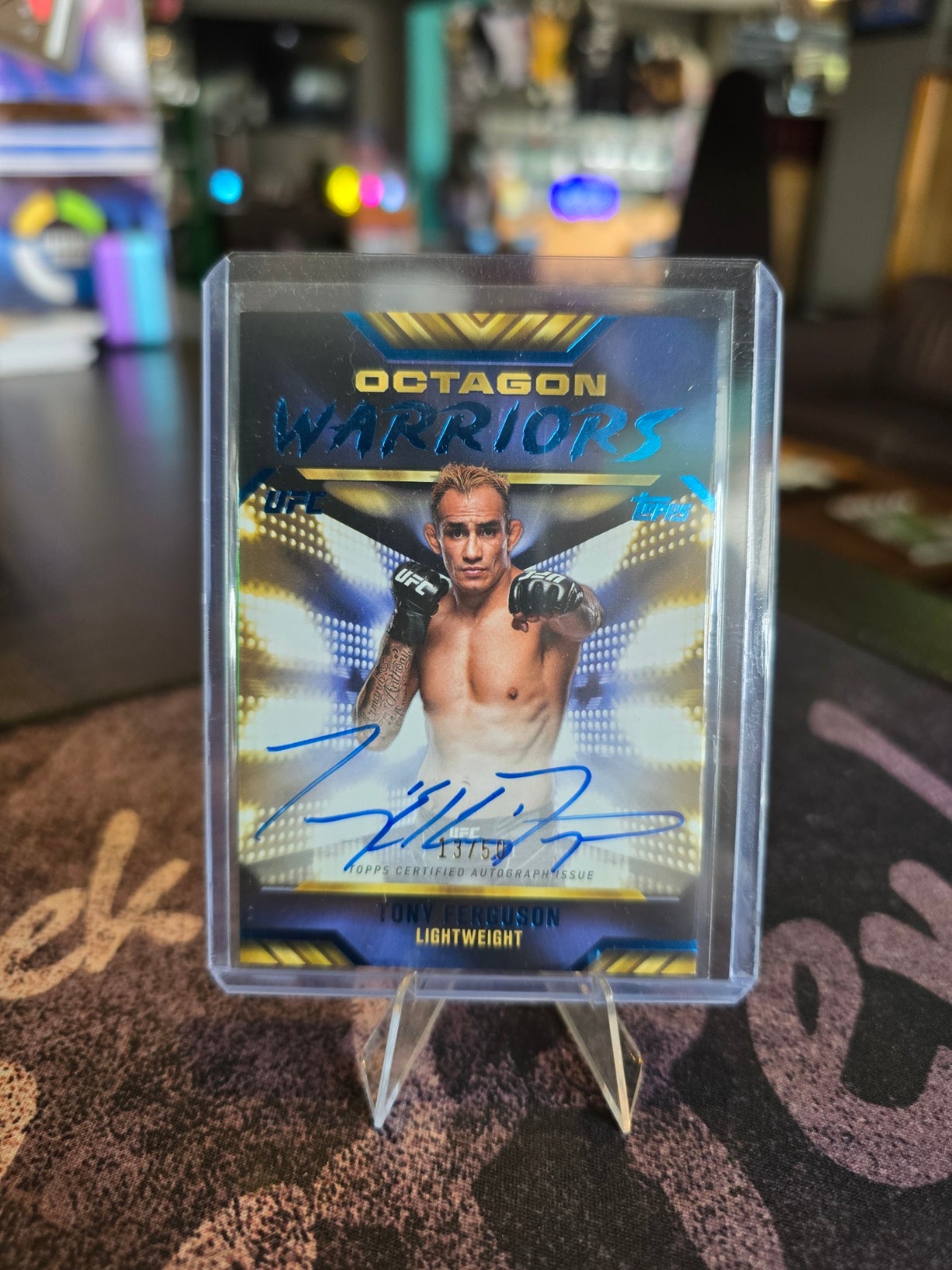 Topps Knockout UFC 2024 - Tony Ferguson - Octagon Warriors Auto - 13/50