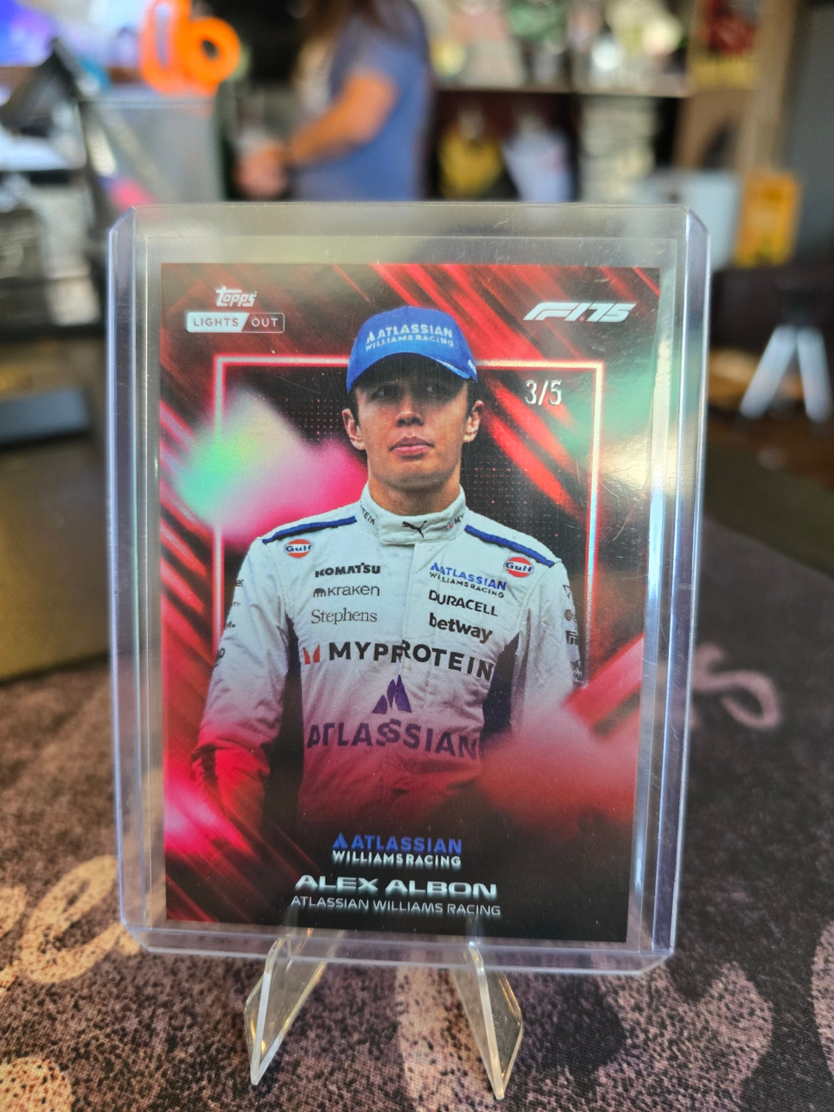 Topps Lights Out 2025 Formula 1 - Alex Albon - 3/5