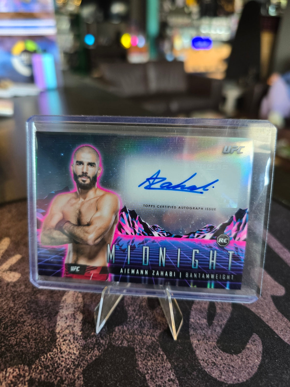 Topps Midnight UFC 2024 - Aiemann Zahabi Rookie RC - Auto