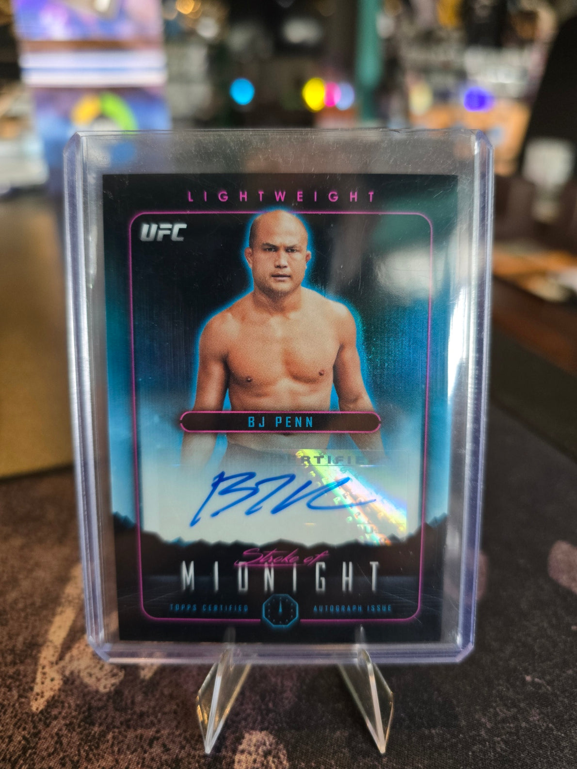 Topps Midnight UFC 2024 - BJ Penn - Auto
