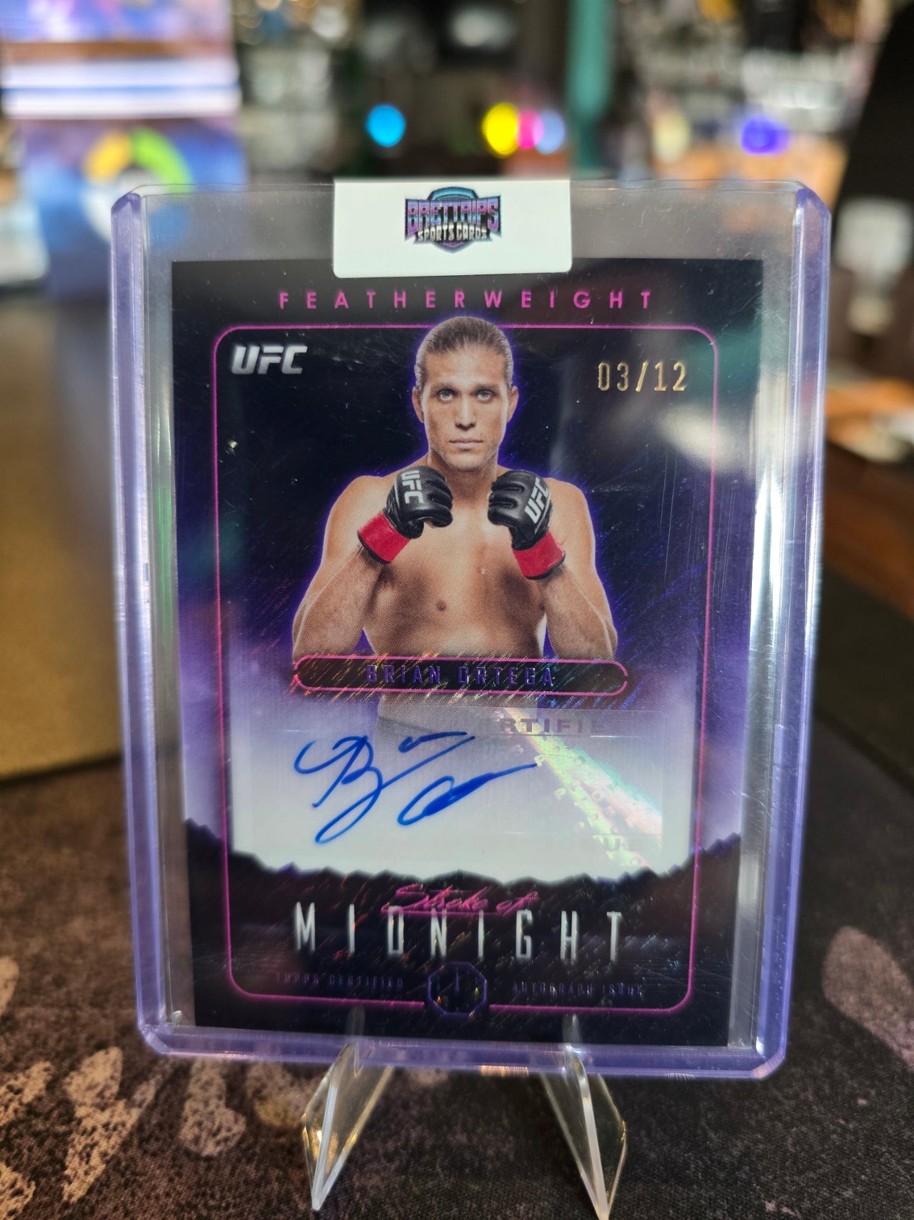 Topps Midnight UFC 2024 - Brian Ortega - Auto 03/12