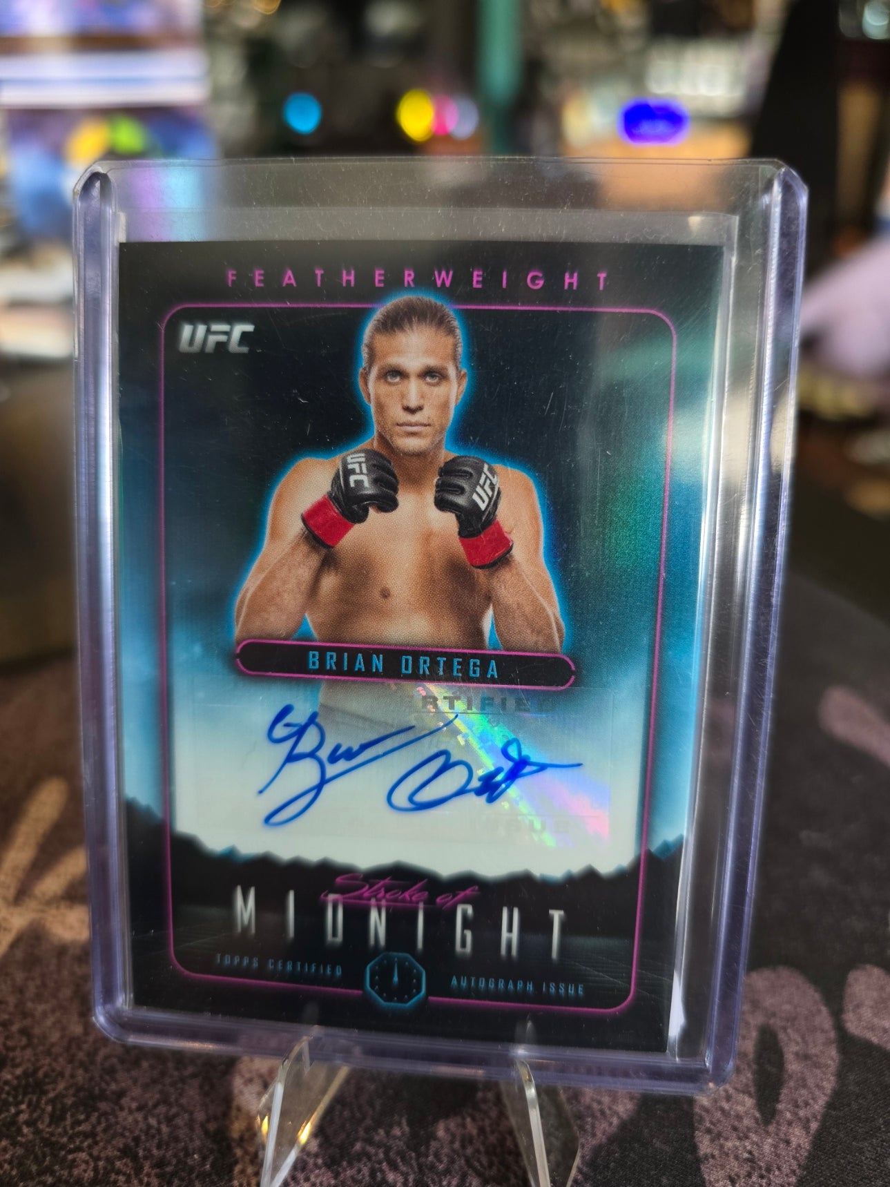 Topps Midnight UFC 2024 - Brian Ortega - Auto Base