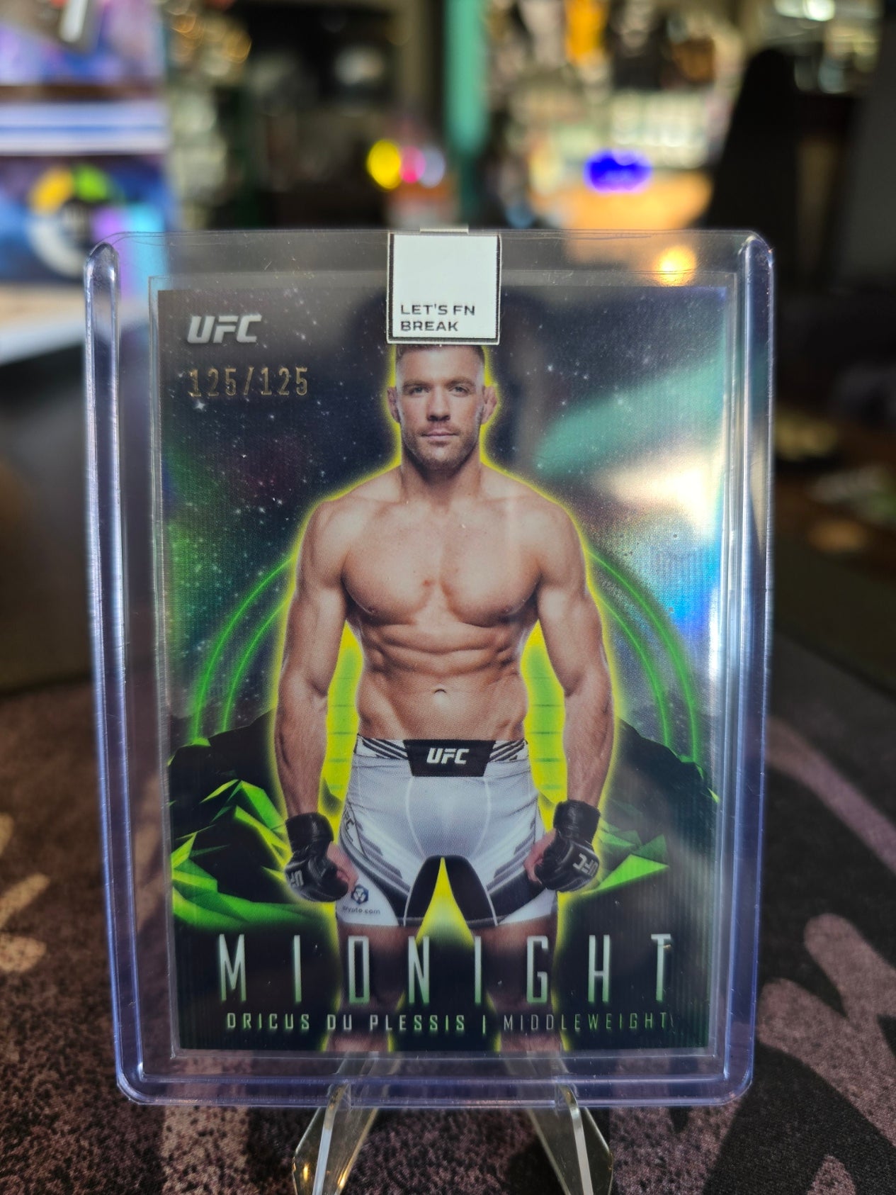 Topps Midnight UFC 2024 - Dricus Du Plessis - 125/125 Bookend