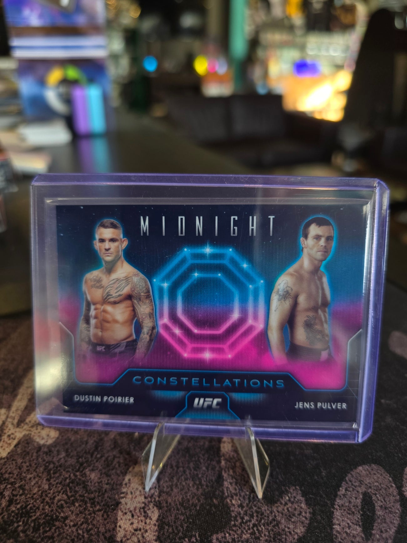 Topps Midnight UFC 2024 - Dustin Poirier - Jens Pulver - Constellations Base