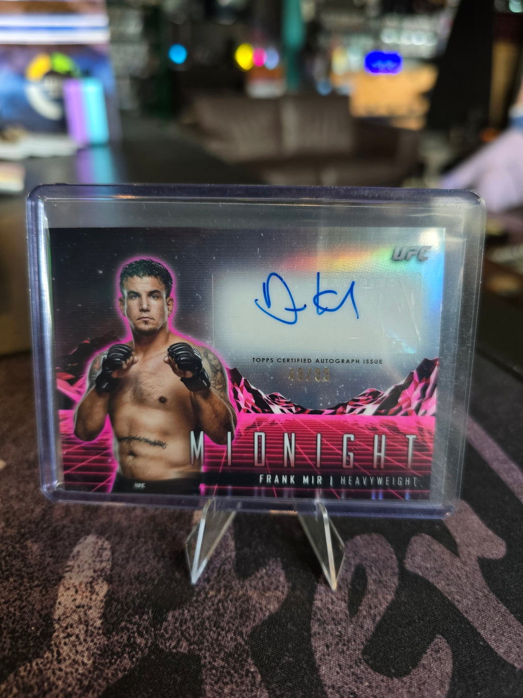 Topps Midnight UFC 2024 - Frank Mir - Auto 49/99