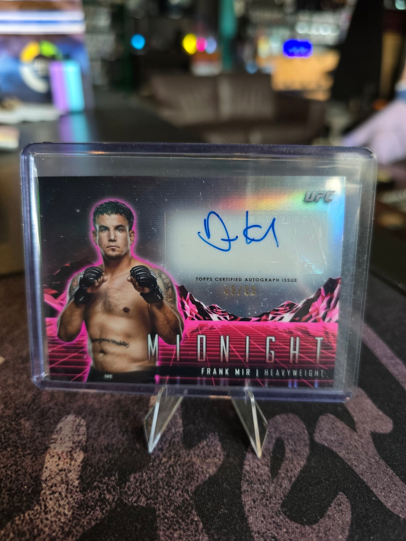 Topps Midnight UFC 2024 - Frank Mir - Auto 49/99