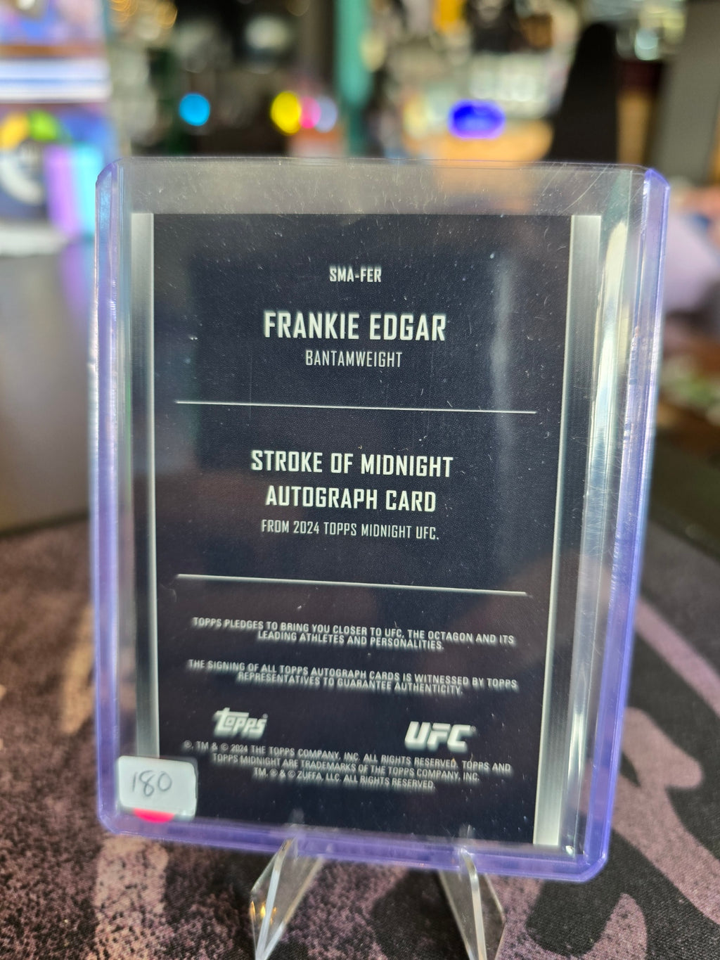 Topps Midnight UFC 2024 - Frankie Edgar - Auto Base